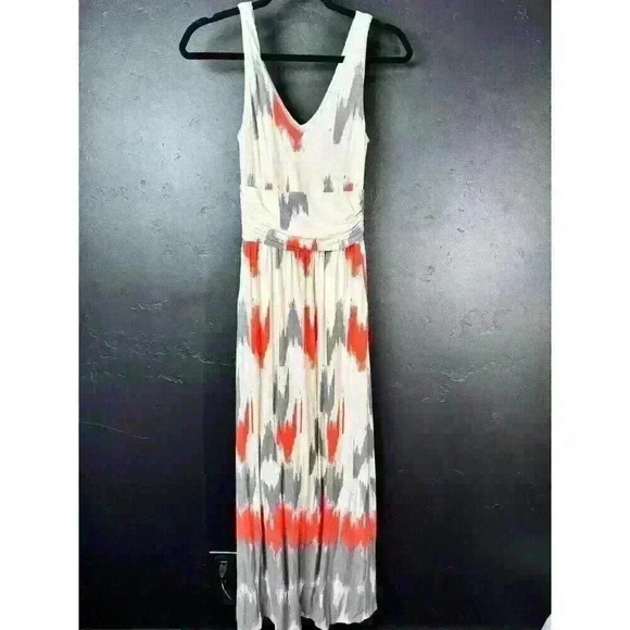 Maeve Women's XS Sleeveless Ikat Print Maxi Dress - Picture 1 of 7